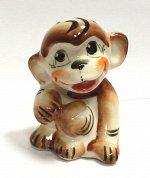 Обезьянка &quot;Веселая&quot; 7,5см, керамика