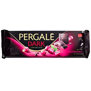 Шоколад PERGALE DARK CRANBERRY 220 г 1 уп.х 9 шт.