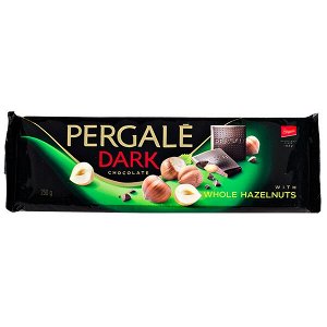 Шоколад PERGALE DARK WHOLE HAZELNUTS 250 г 1 уп.х 8 шт.