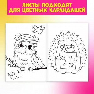 Раскраски набор «Для девочек», 8 шт. по 12 стр.