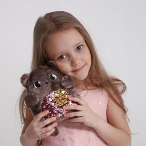 Мягкая игрушка «Кошечка Соня», с пайетками, 16 см х 8 см х 17 см