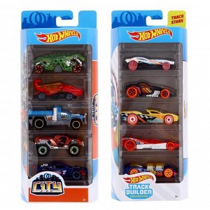 Набор подарочный Hot wheels: 5 машинок, МИКС