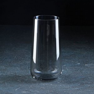 Стакан стеклянный «Генуя», 500 мл, 7,5?15 см, цвет серый