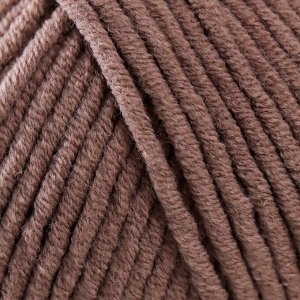 Пряжа для вязания спицами, крючком YarnArt, Jeans plus, 55% хлопок, 45% акрил, 160 м/100 г, (71 молочный шоколад)