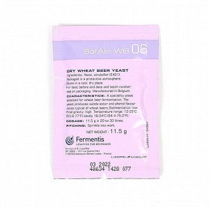 Дрожжи пивные SAFBREW WB-06, 11,5 грамм