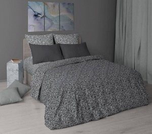 Комплект постельного белья 2-спальный, бязь "Люкс" (Визави, серый)