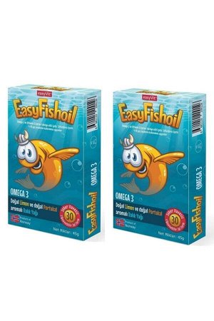 Easy Fishoil Рыбий жир жевательный 30 таблеток