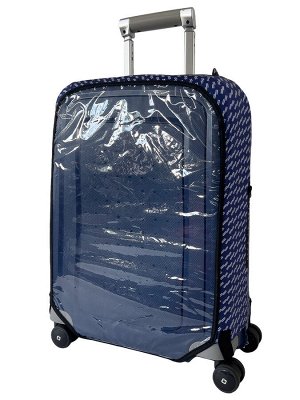 Чехол для чемодана Crystal Fast Track in Blue / White M/L (SP310)