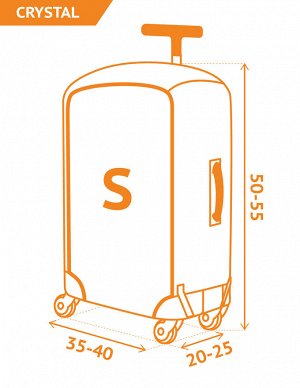 Чехол для чемодана Crystal S (SP310)