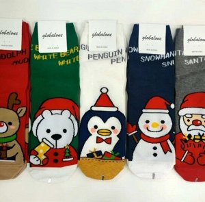Enjoy the socks style Ggorangnae Новогодние носки женские(Ю.Корея)