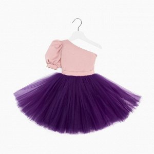 Платье для девочки MINAKU: PartyDress цвет фиолетовый/розовый, рост 104