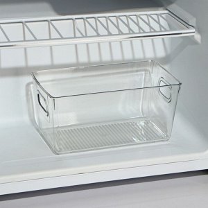 Контейнер для холодильника RICCO, 23,5х13х11 см, цвет прозрачный