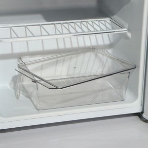 Контейнер для холодильника с крышкой и ручкой RICCO, 32?20,5?10 см, цвет прозрачный