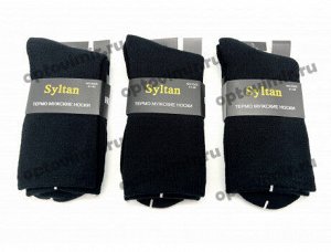 Носки мужские Syltan термо черные с начесом 9305
