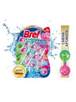 Туалетный блок Bref Perfume Switch Цветущая яблоня - Лотос в виде блока очистителя для унитаза, средство для туалета 3 блока (150г)