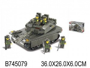 Конструктор Армия 38-0305 Танк 344 дет. в коробке