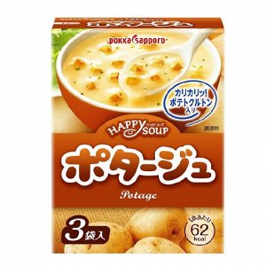 Суп-пюре POKKA картофельный (сухой) 3 порции, 41,4 гр 1/30