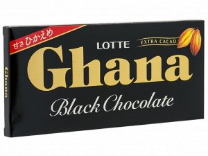 Шоколад LOTTE черный "Гана", 50 гр/10