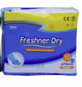 Прокладки гигиенические "Морской бриз" Freshner Dry, Regular, 10 шт, 270мм, 5 капель