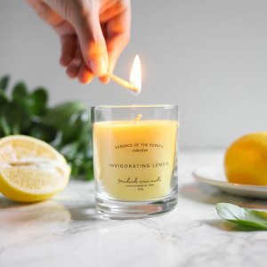 Свеча ароматическая "Ободряющий лимон" 325 гр.
