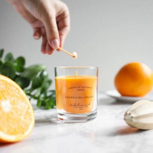 Свеча ароматическая "Тонизирующий апельсин" 325 гр.