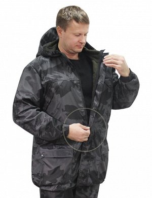 Костюм Тайга-Demi тк.Polarfleece цв.Black ambit