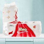 Четырехслойная туалетная бумага &quot;Ива&quot; / 10 рулонов