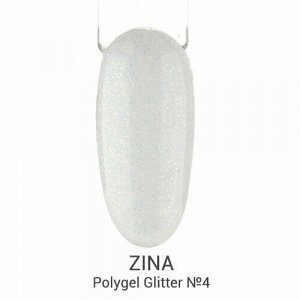 Полигель ZINA Glitter 4