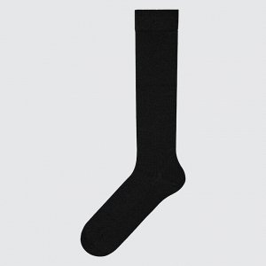 UNIQLO HEATTECH Высокие носки в рубчик 01