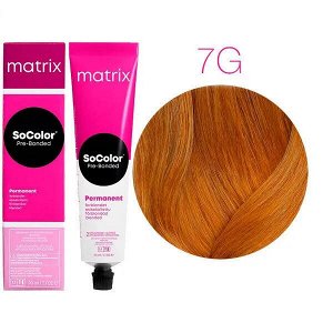 Matrix Socolor, Матрикс Соколор краска для волос аммиачная 7G блондин золотистый 90 мл
