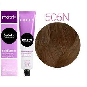 Matrix Socolor, Матрикс Соколор краска для волос аммиачная 505N светлый шатен 90 мл