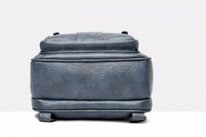 Сумка из натуральной кожи синяя