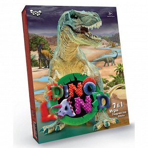 Игра 7 в 1 Игры,Творчество,Опыты,серии Dino Land /АльянсТрест/