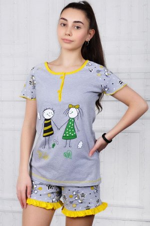 Арт. 8220 Пижама с шортами