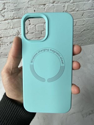 Силиконовый чехол для Iphone MagSafe с магнитным кольцом