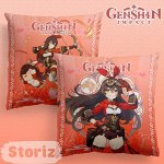 Подушка декоративная &quot;Genshin Impact&quot; Эмбер, 40x40см (1 серия)