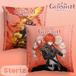Подушка декоративная &quot;Genshin Impact&quot; Дилюк, 40x40см (1 серия)