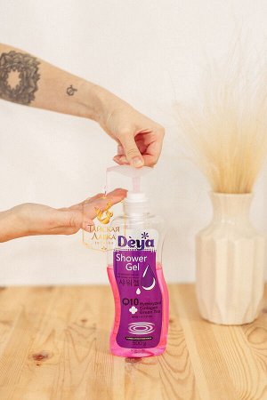 Гель для душа "Коллаген, Q10 и Чайное дерево" Deya / Deya Shower Gel Collagen Q10 Green Tea