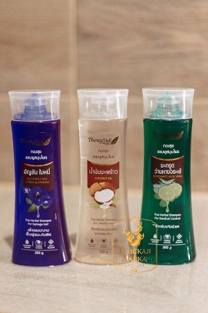 Шампунь на травах от перхоти "Бергамот и Алоэ Вера"  Thongsuk / Thongsuk Thai Herbal Shampoo Bergamot And Aloe