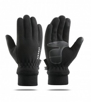 Теплые флисовые перчатки Sport KL-ST3. Черный