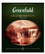 Чай GREENFIELD (Гринфилд) &quot;English Edition&quot;, черный, 100 пакетиков по 2 г