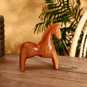 Сувенир «Конь», 22x6x18 см, дерево джампинис