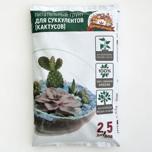 Грунт "Царица Цветов" для суккулентов, 2,5 л