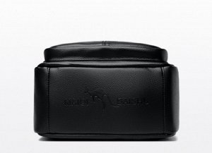 Классический рюкзак из воловьей кожи чёрный