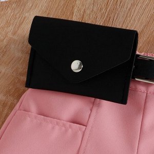 Шорты розовые или хаки + топ черный или белый и ремень-поясная сумка