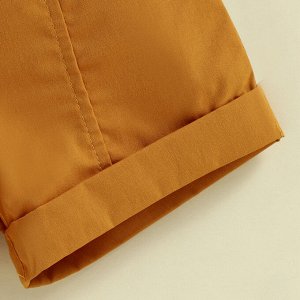 Шорты коричневые или хаки поясная сумка топ с открытыми плечами