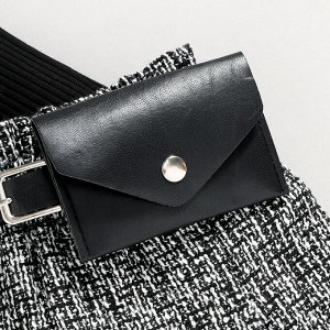 Водолазка белая или черная + юбка  и сумочка поясная