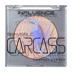 Influence Beauty Пудра компактная Skinvisible тон 02, светло-бежевый