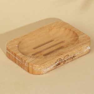 Мыльница деревянная "Soap", 11 х 7 см