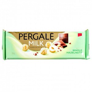 Шоколад PERGALE MILK WHOLE HAZELNUTS 250 г